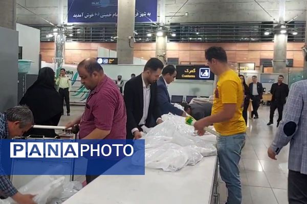 مراسم استقبال از کاروان ورزشی دانش‌آموزی «امید ایران» به میزبانی ناحیه دو شهرری 