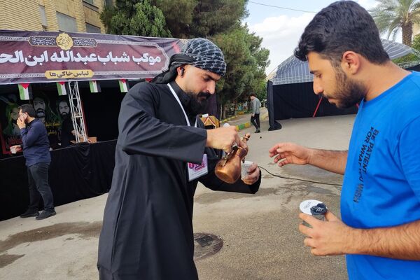 پیاده‌روی و موکب گردی کودکانه در دانشگاه صنعتی شیراز به‌مناسبت اربعین حسینی