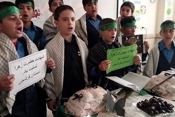 برپایی ایستگاه صلواتی در دبستان فرشچی اسلامشهر