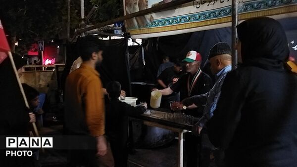 موکب شهدای روستای آهوان نیشابور  در اولین شب ماه  محرم ۱۴۰۵