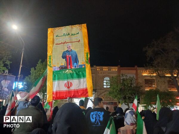 آیین چهلمین روز شهادت امام خامنه‌ای، میهمان دیار کهن نیشابور
