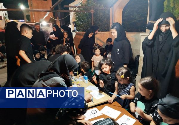 مراسم شب عاشورا  در گلزار شهدای نیشابور