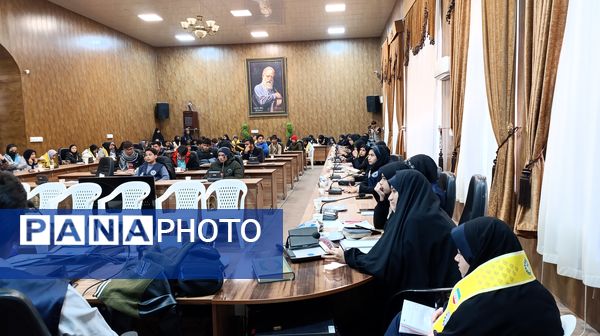سومین همایش خبرنگاری پانا دانش‌آموزان متوسطه اول و دوم در نیشابور