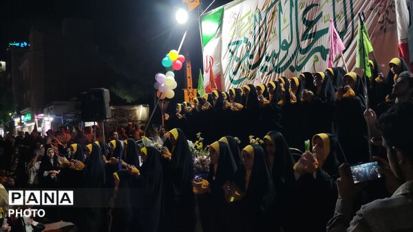 طنین ندای «اللهم عجل لولیک الفرج» در بلوار فضل نیشابور