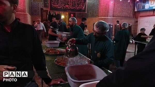 فعالیت چایخانه حضرت زهرا مسجد جامع شهرستان نیشابور