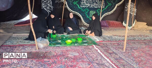برپایی ایستگاه صلواتی آموزش و پرورش شهرستان سملقان 