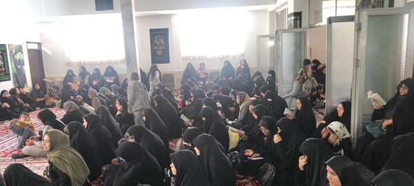 مراسم سوگواری شهادت حضرت فاطمه زهرا(س) در مدارس ابرکوه