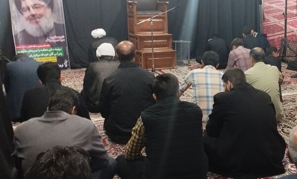 مراسم ترحیم شهادت شهید سید حسن نصرالله در خلیل‌آباد 