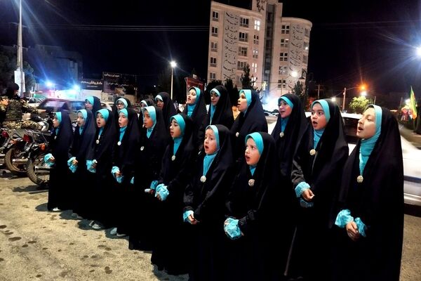 «موکب شهدای بسیج» در فلکه آزادی؛ میعادگاه دلدادگان و خادمان