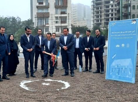 آیین کلنگ‌زنی مدرسه «اولیا» دراستان اردبیل