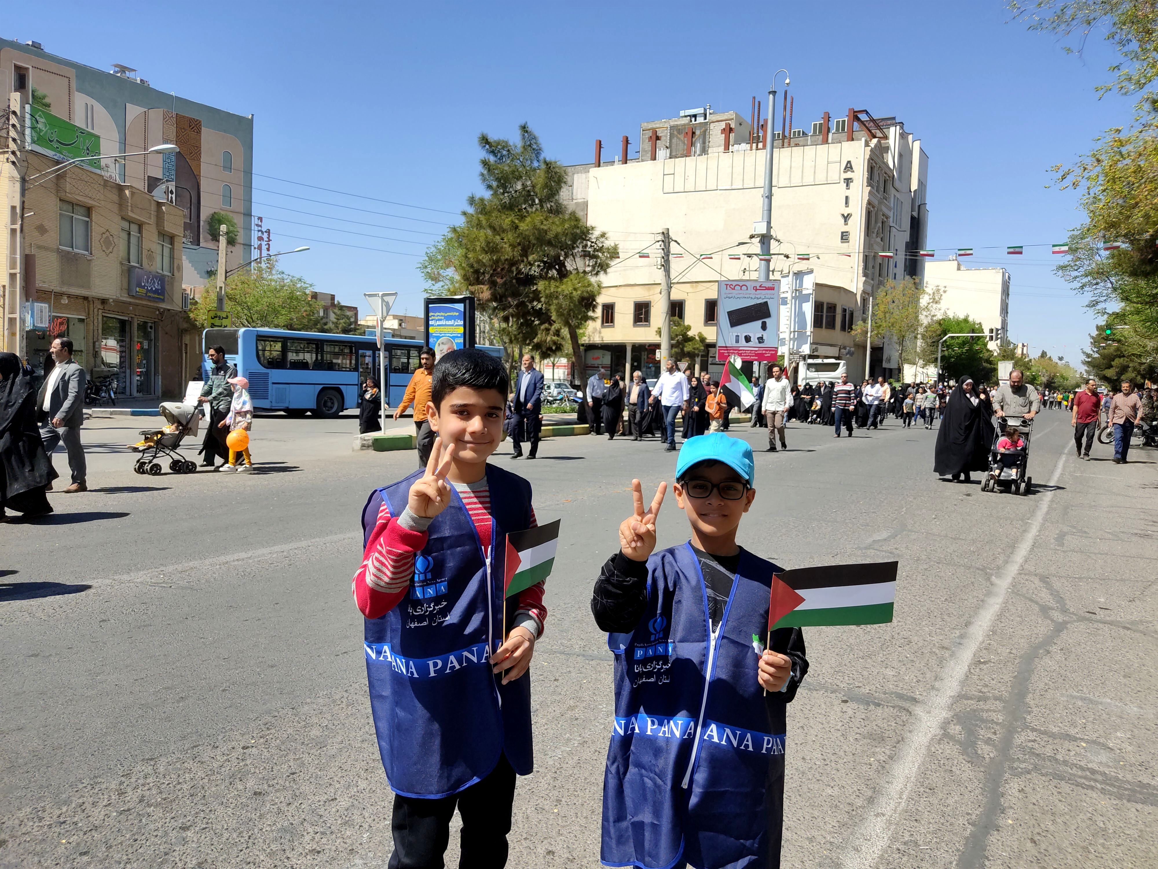 برگزاری راهپیمایی‌ روز قدس در کاشان/ فیلم 