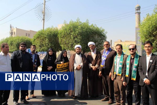 دانش آموزان اهوازی انزجار از استکبار جهانی را در قاب دوربین پانا ثبت کردند