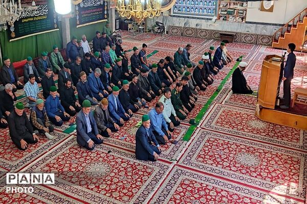 اقامه نماز عبادی سیاسی جمعه در نخستین روز از ماه محرم، مسجد جامع شهر بار