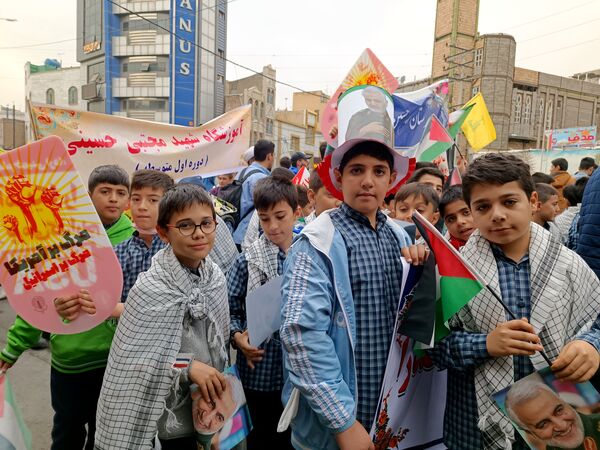 راهیپمایی 13 آبان در شهر قدس