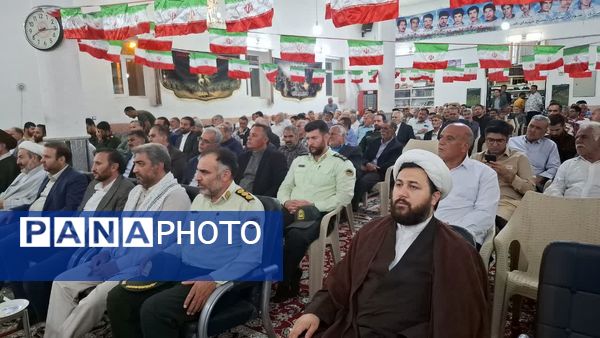 برگزاری یادواره شهدا در روستای نامن شهرستان داورزن