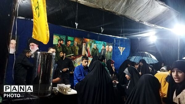 گذری بر موکب هلال سبز اهل بیت در بلوار فضل نیشابور 