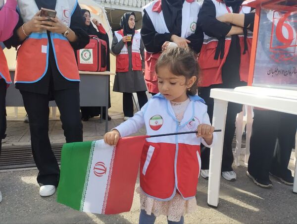مراسم راهپیمایی ۱۳ آبان در شهرستان میاندورود