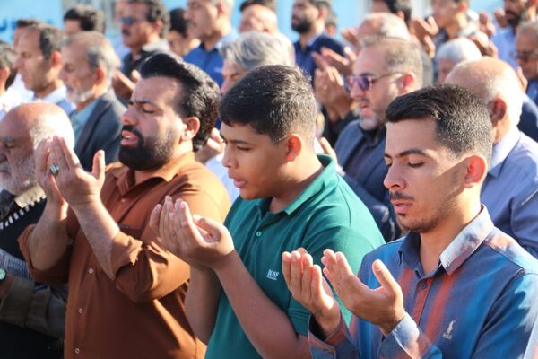 اقامه باشکوه نماز عید فطر در فهرج