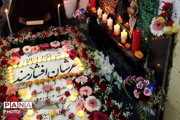 سالگرد شهید عرشیان افشارمند در قاب دوربین خبرنگار پانا