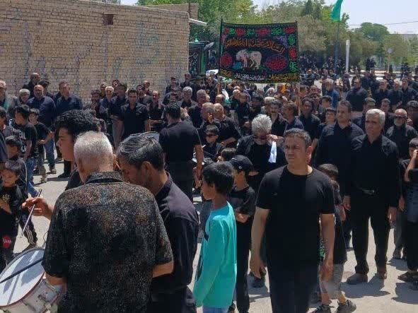 در هشتمین روز ماه محرم طنین نوای یا حسین در کوچه‌های فدافن پیچید
