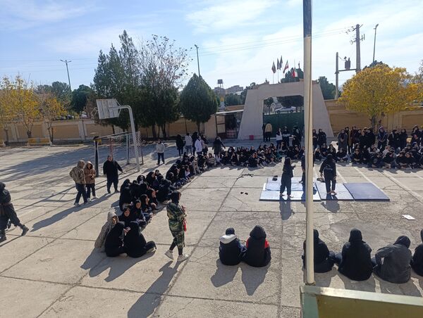 المپیاد ورزشی در هنرستان فاطمیه