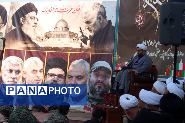 عزاداری سالروز شهادت امام جعفر صادق(ع) در تیپ 83 روحانیون رزمی تبلیغی