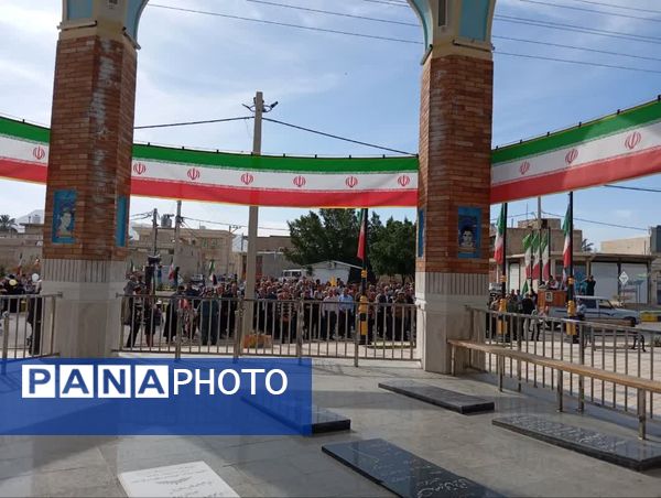 راهپیمایی 22 بهمن در لارستان 