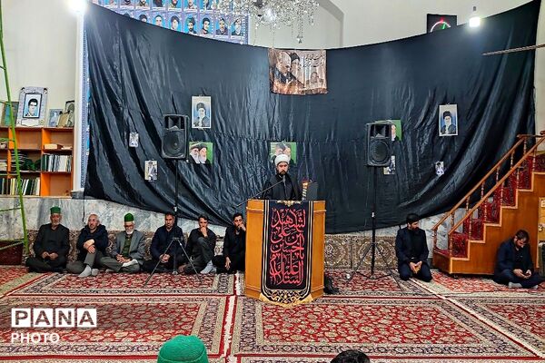 مراسم شهادت قائد امت در شهر بار نیشابور