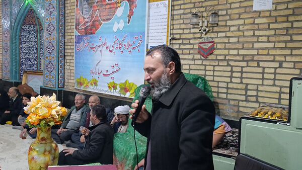 جشن ولادت امام عصر (عج)  در مسجد امام حسین شهر سفیددشت 