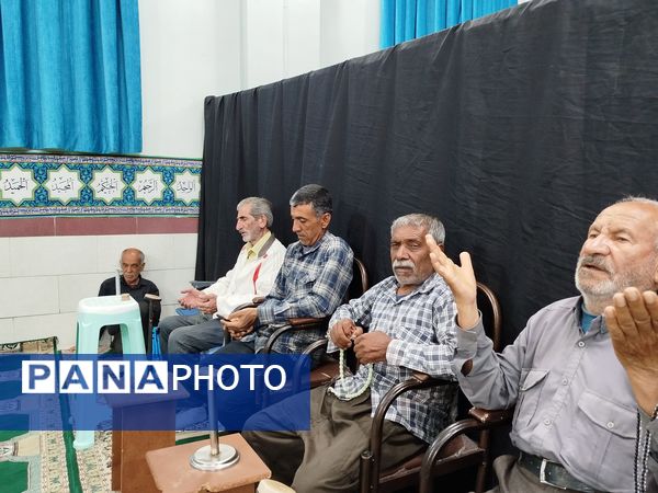 مراسم عزاداری شهادت امام جعفر صادق(ع) در روستای ظفرآباد 