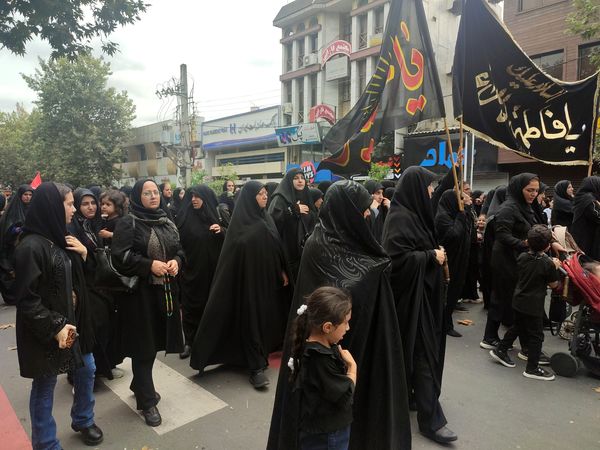 اجتماع عاشوراییان در میدان طالقانی قائمشهر