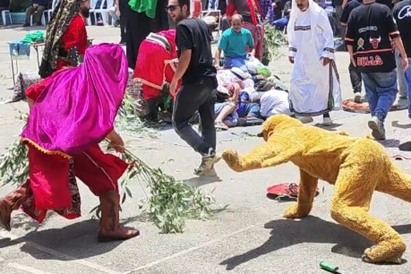 مراسم شبیه خوانی روز عاشورا در شهرستان طالقان