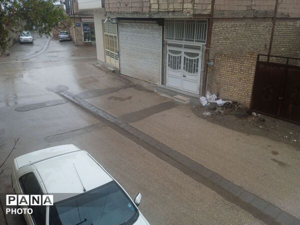 بارش باران بهاری در شهرستان نیشابور
