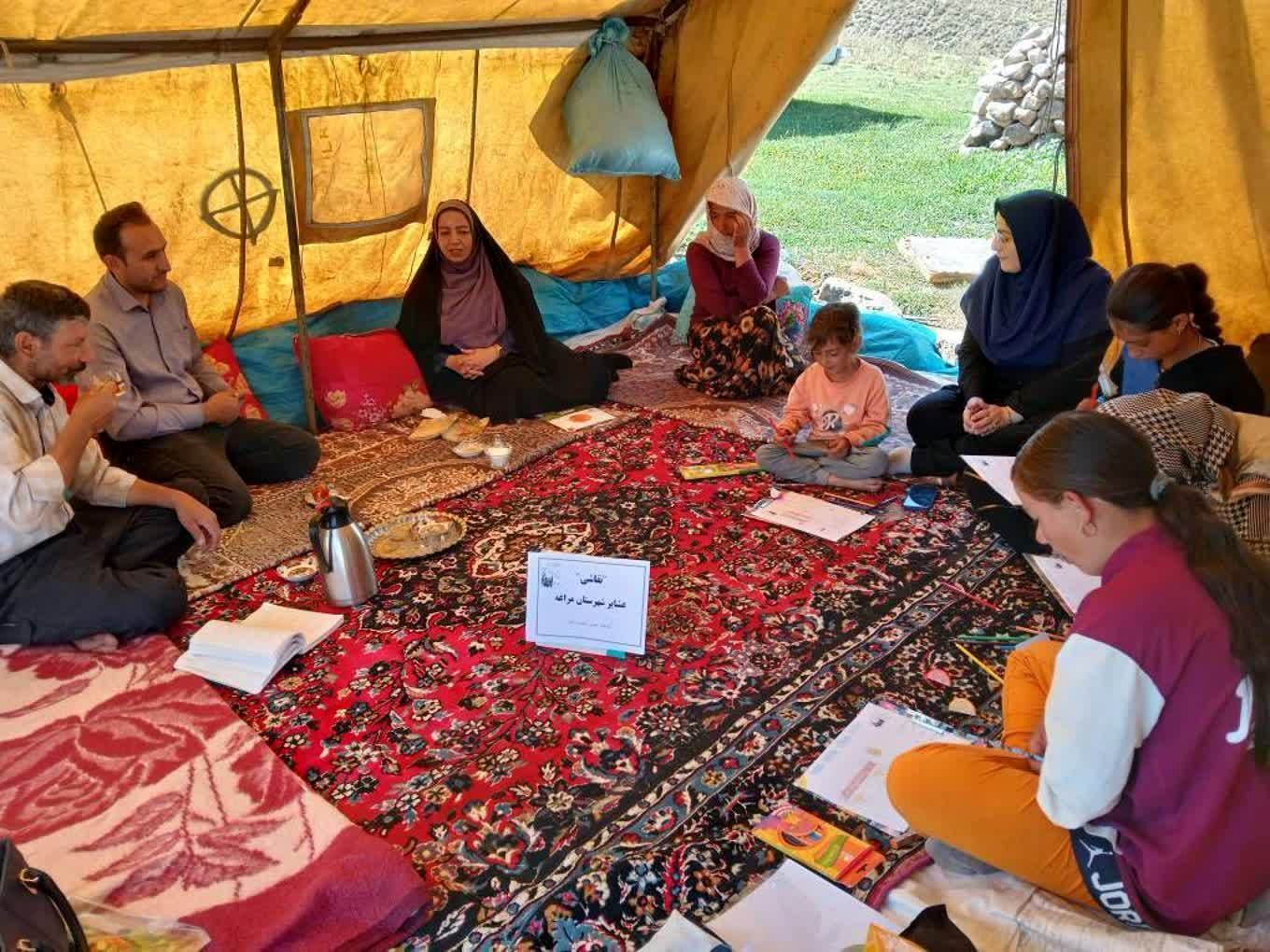 جشنواره فرهنگی هنری «ائل سَسی، کتاب نغمه‌سی» در جمع عشایر سهند مراغه برگزار شد