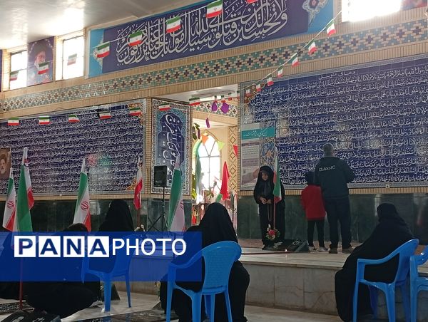 محفل شهدا در گلزار شهدای شهر بن 