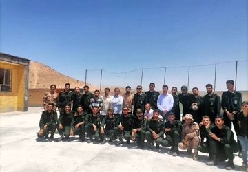 اعزام ۲۵۰ نفر جهادگر از سبزپوشان دانشگاه امام حسین(ع) تهران 