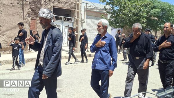 سنگان سیاه پوش محرم؛ وقتی کوچه‌ها به رنگ ماتم درمی‌آیند