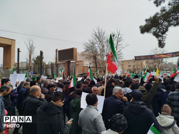 حماسه سازی مردم مقتدر و ولایتمدار شهرستان نیشابور در راهپیمایی روز قدس