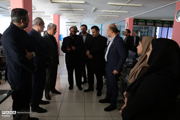 بازدید جمعی از مدیران و معاونان وزارت آموزش و پرورش از خبرگزاری پانا به مناسبت روز خبرنگار