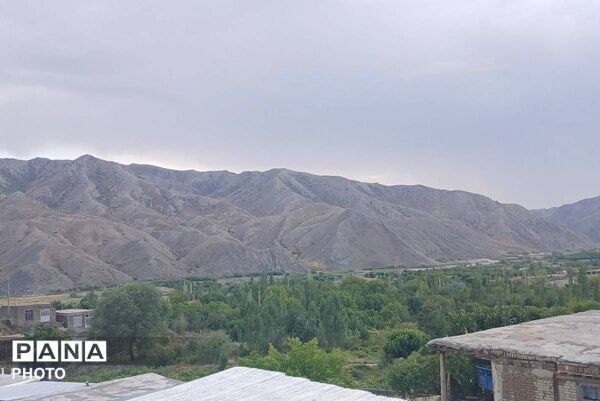 باران شدید در روستای مرزی قَتلیش