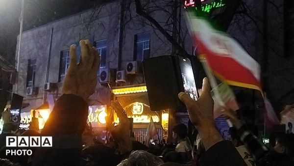 حضور مهدی رسولی در اجتماع مردمی نیشابور -۱