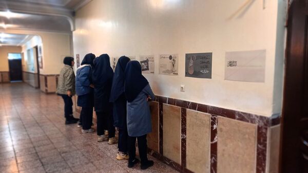همبستگی دانش‌آموزان مدرسه مدرس در نقشه راه «ایرانمون»