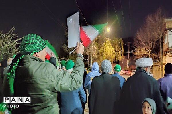 اجتماع مردمی شهر بار نیشابور  در محکومیت جنایات رژیم صهیونسیتی