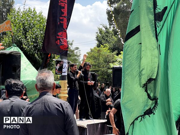 مراسم ظهر تاسوعا در شهرک ینگی امام  ساوجبلاغ