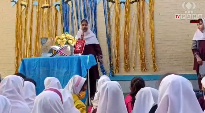 جشن با شکوه ولادت امام علی(ع) و روز پدر در دبستان مریم