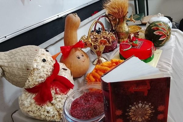 جلوه‌هایی از شکوه فرهنگ ایران باستان در دبیرستان شهدای محراب 