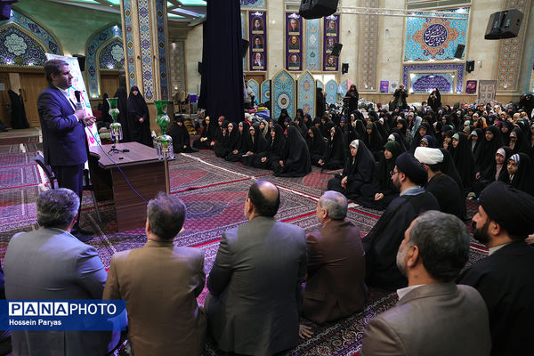 حضور وزیر آموزش و پرورش در جمع دانش‌آموزان معتکف