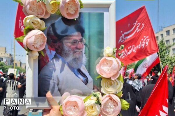 تهران از لنز دوربین خبرنگاران پانا شهرستان قدس در سوگ رهبر شهید انقلاب