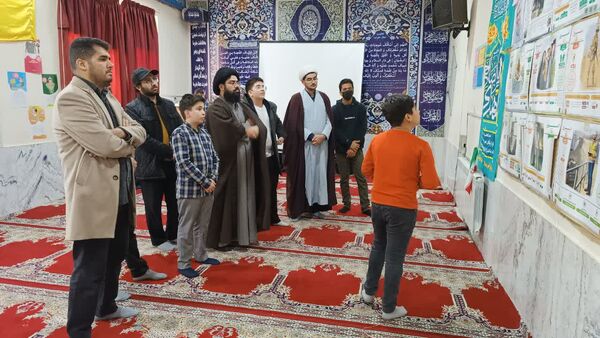 برپایی نمایشگاه مدرسه انقلاب در دبیرستان شهید رجایی