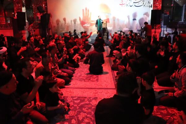 عزاداری ابا عبدالله الحسین (ع)  در امامزاده سید عباس در بجنورد 